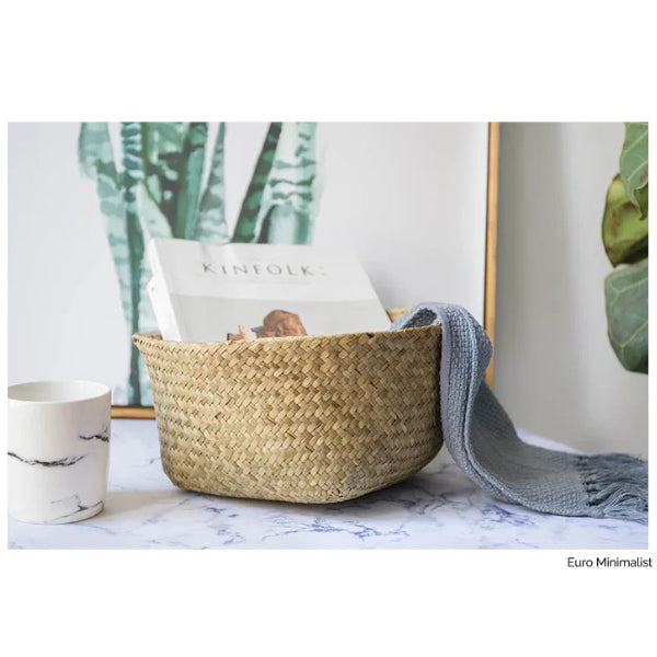 Decoration for Home - Seaweed Wicker Hanging Basket