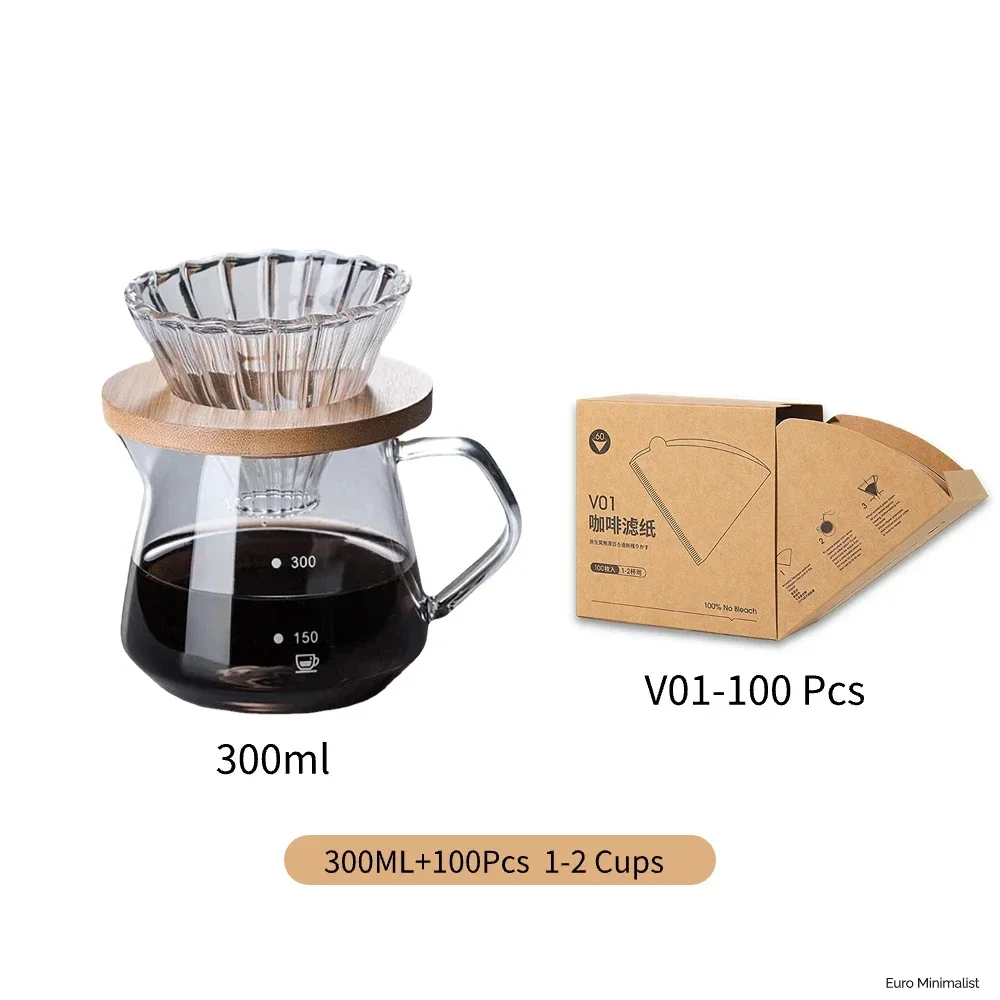 Ensemble de cafetière en verre, ustensiles de cuisine