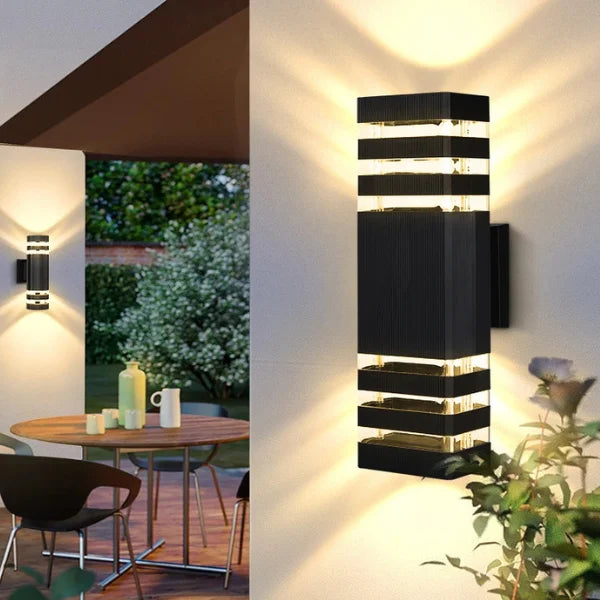 EXTERNAL-OUTDOOR-LIGHT-GARDEN-BLACK