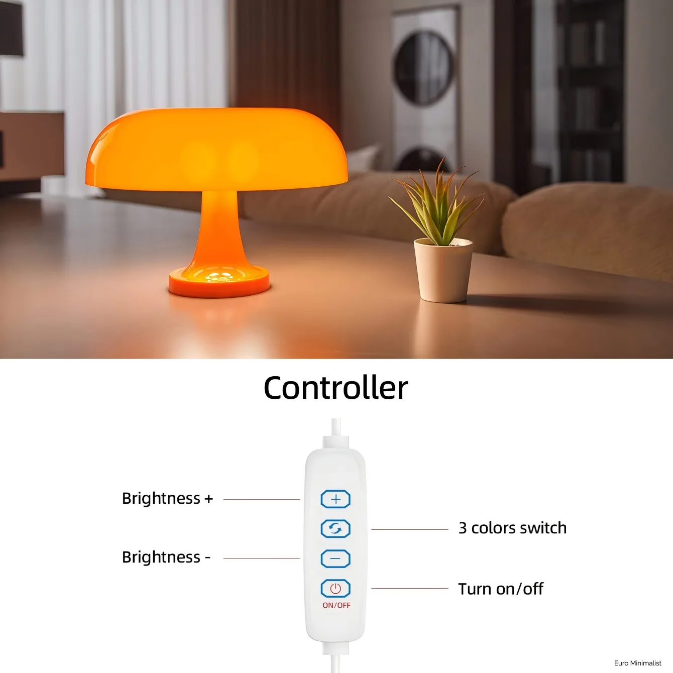 Table Lamp Table Classic Mushroom