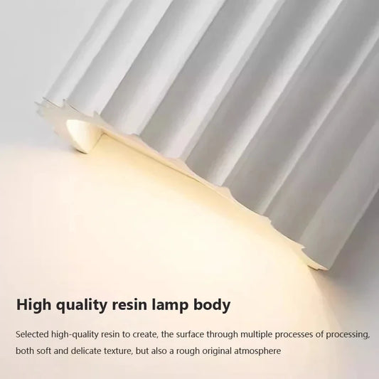 Wall Lighting Macaron Glass White