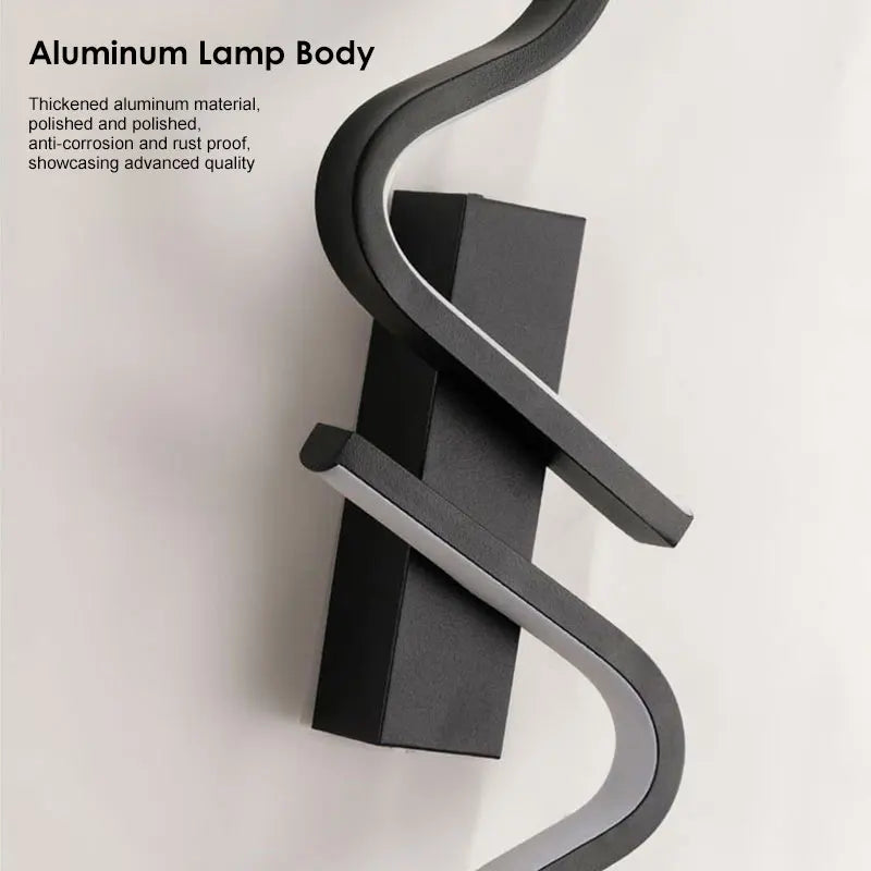 Iluminación de pared de tira larga