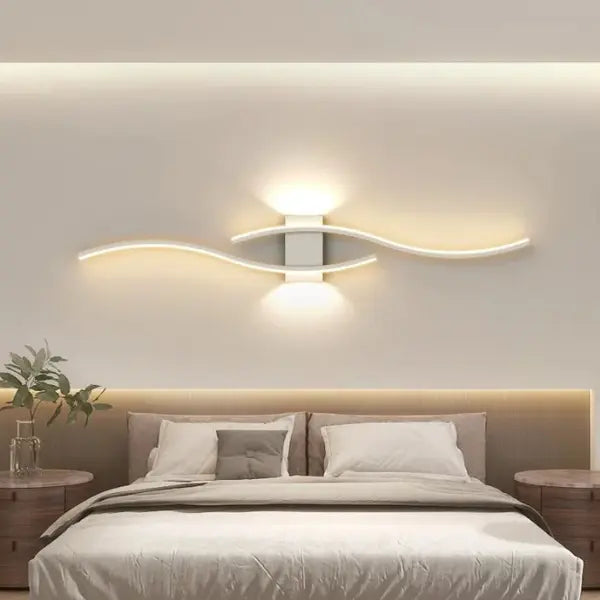 Applique murale spirale blanche