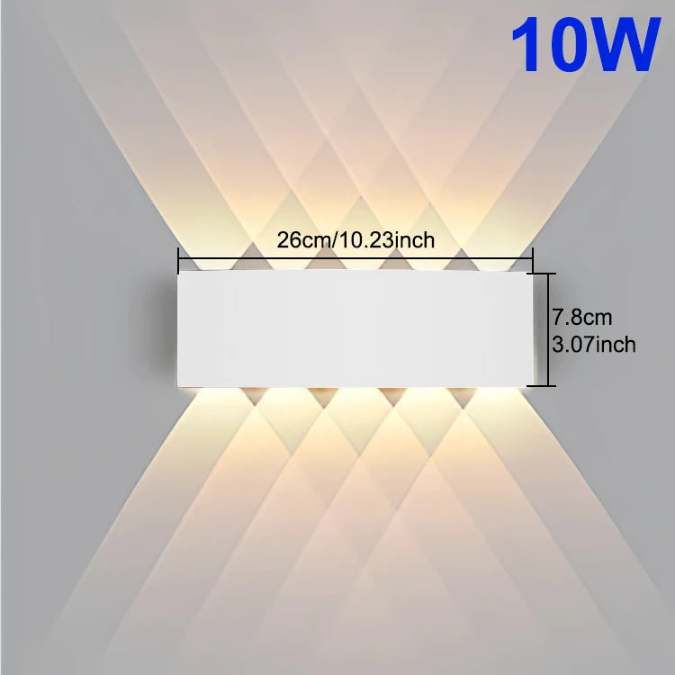 Éclairage mural extérieur LED étanche
