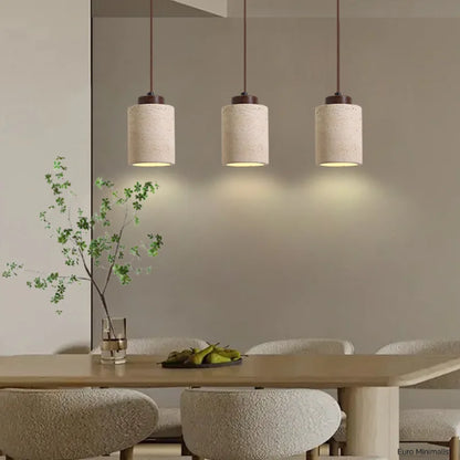 Éclairage au plafond japonais moderne Wabi-Sabi