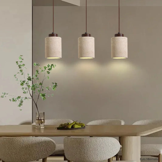 Éclairage au plafond japonais moderne Wabi-Sabi