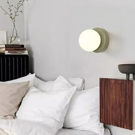 WALL-LIGHTING-MACARON-GLASS-GREEN-LED