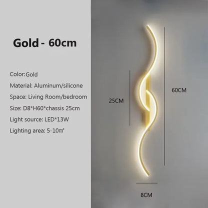 Éclairage mural moderne et minimaliste