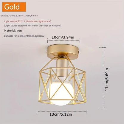 Éclairage dans le lustre de plafond