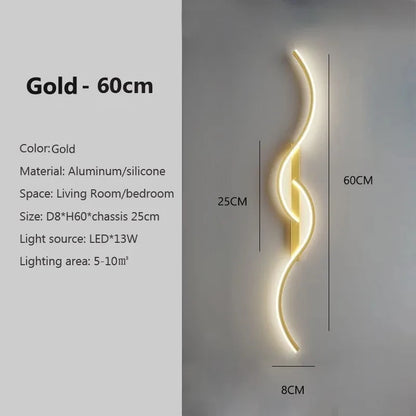 Éclairage mural moderne et minimaliste