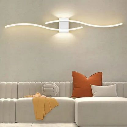 Applique murale spirale blanche