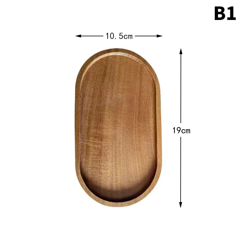 Décoration de plateau en bois pour la maison