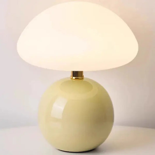 TABLE-LAMP-TABLE-MUSHROOM-GREEN
