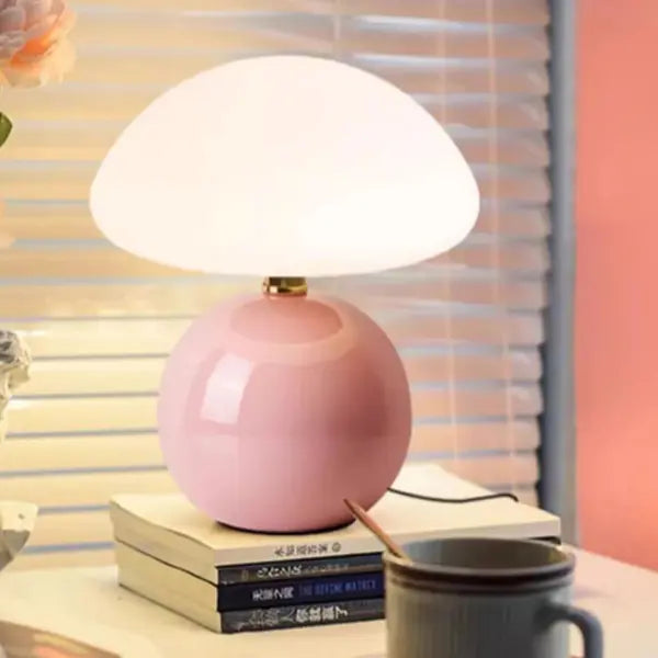 TABLE-LAMP-TABLE-MUSHROOM-PINK